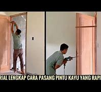 Cara Pasang Daun Pintu Kamar Mandi Kayu